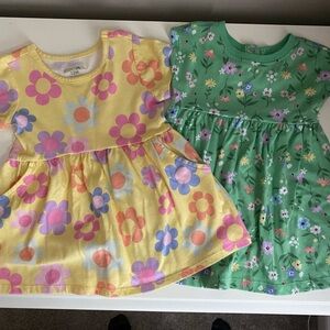 GARANIMALS short sleeve dresses 12m (set of two)